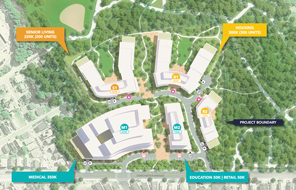 HYM and MyCAP file LOI for redevelopment of 2100 Dorchester Ave. – former Carney Hospital site